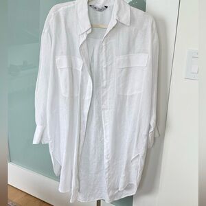 Zara Linen Button Down
